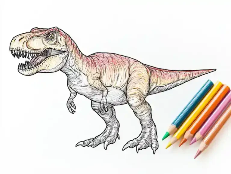 25 Printable T-Rex Coloring Pages for Dino Lovers