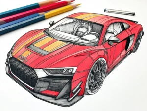 Download 50 Printable Car Coloring Pages: Free and Fun