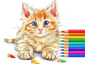 Get Creative with 50 Printable Cat Coloring Pages