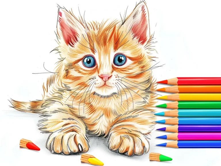 Get Creative with 50 Printable Cat Coloring Pages