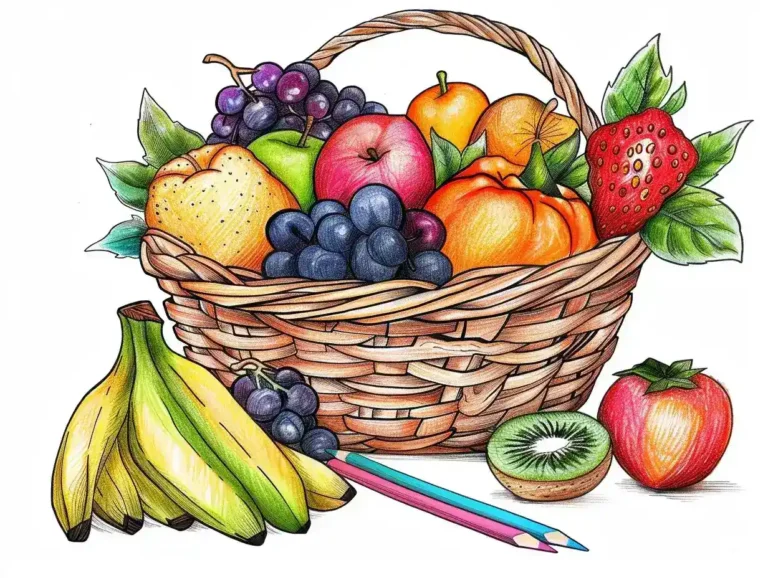 Fun & Free: 35 Printable Fruit Coloring Pages to Enjoy