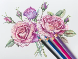 Discover 25 Beautiful Rose Coloring Pages for Young Artists