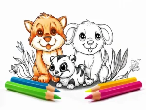 50 Printable Animal Coloring Pages for Kids and Adults
