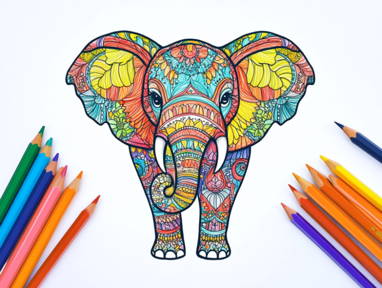 Free and Fun: 25 Printable Elephant Coloring Pages for Kids