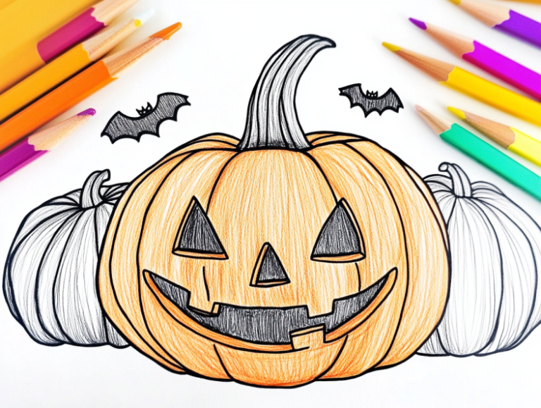 35 Fun Printable Halloween Coloring Pages for Kids & Adults