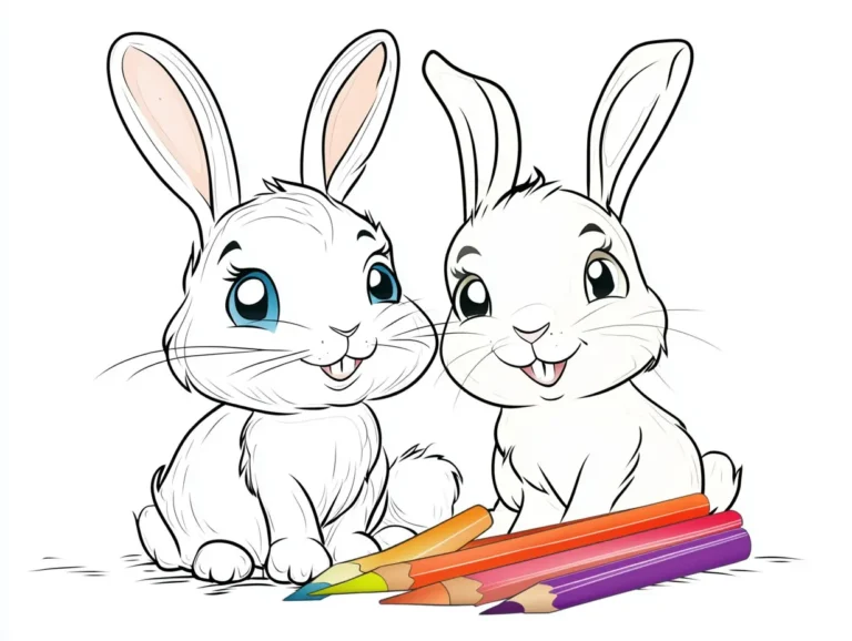 25 Free Printable Bunny Coloring Pages for Kids’ Creativity