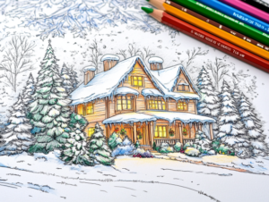 Printable Christmas Coloring Pages: 50 Festive Designs