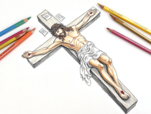 20 Printable Cross Coloring Pages for Creative and Spiritual Fun