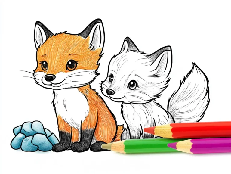 25 Free Printable Fox Coloring Pages for Kids & Adults