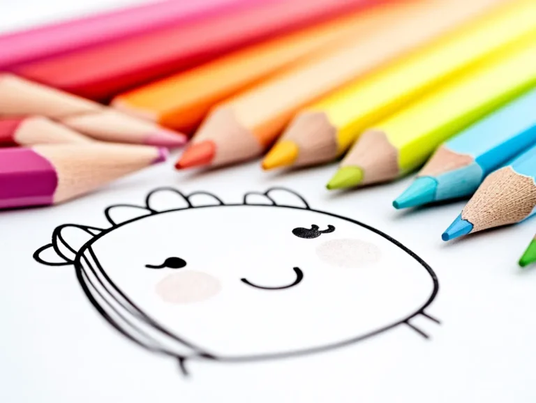 Cute and Fun: 50 Free Kawaii Coloring Pages to Print