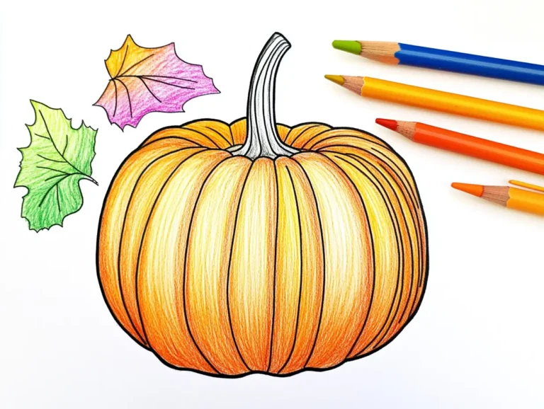 Pumpkin Coloring Pages: 35 Free Printables for Creative Kids