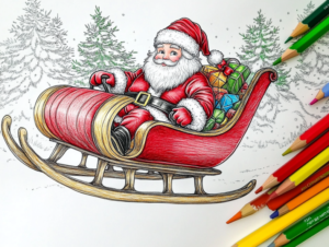 25 Santa Claus Coloring Pages to Print and Enjoy This Christmas