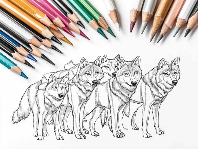 Printable Wolf Coloring Pages: 25 Free Designs to Color Today
