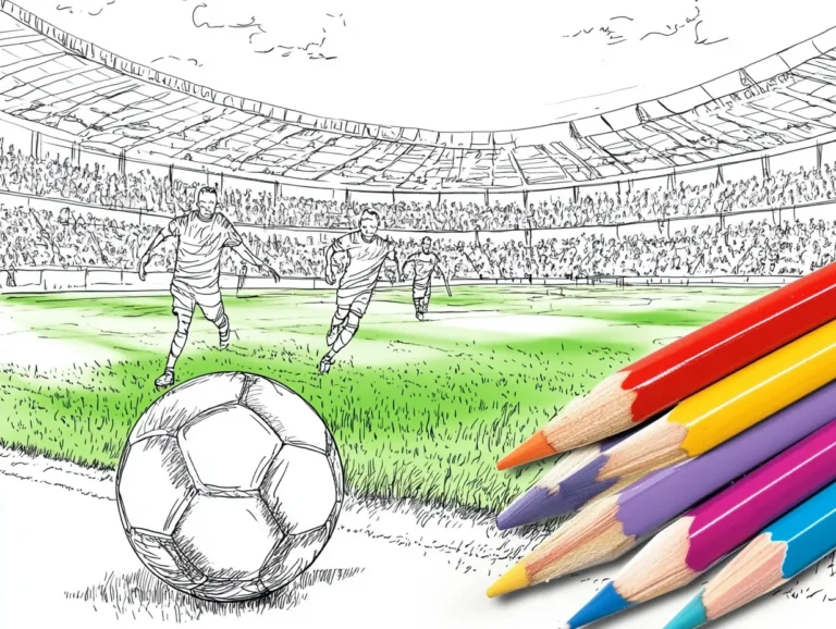 35 Printable Soccer Coloring Pages for Kids & Fans to Enjoy