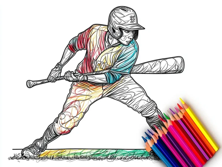 50 Printable Sports Coloring Pages for Active Kids