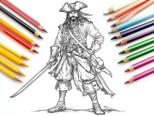 35 Pirate Coloring Pages For Kids
