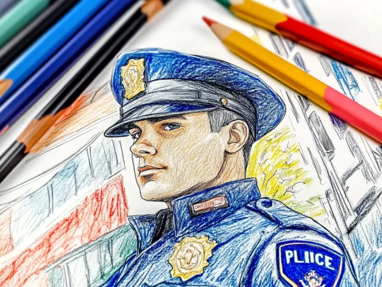 25 Free Printable Police Coloring Pages for Kids