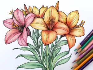 35 Printable Flower Coloring Pages for Kids and Adults