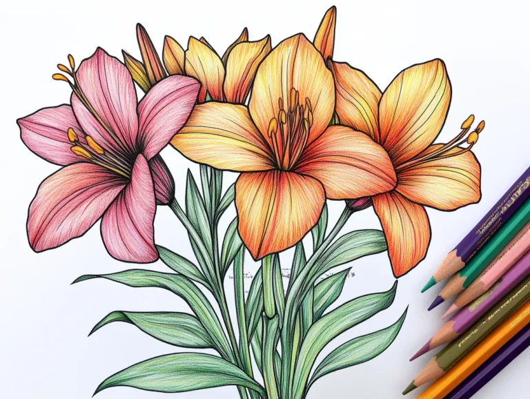 35 Printable Flower Coloring Pages for Kids and Adults