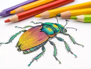 25 Printable Insect Coloring Pages for Kids to Enjoy