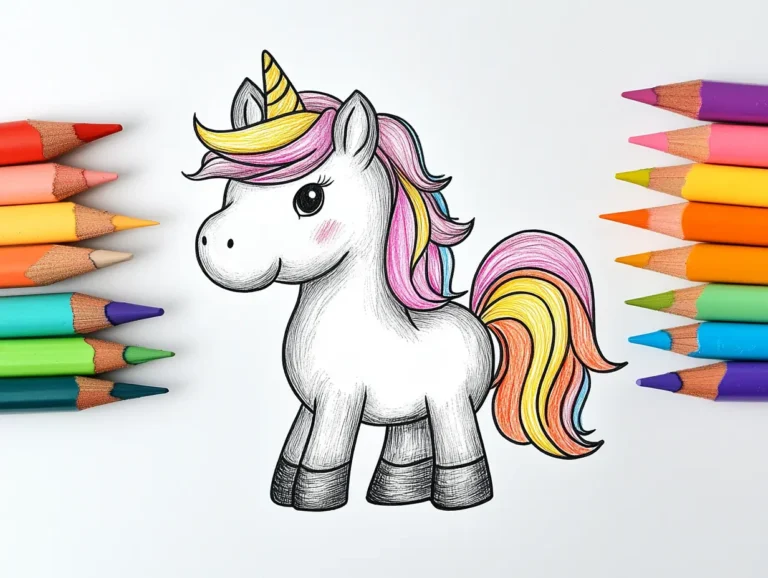 25 Free Printable Unicorn Coloring Book for All Ages