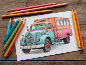 25 Printable Truck Coloring Pages for Kids to Enjoy