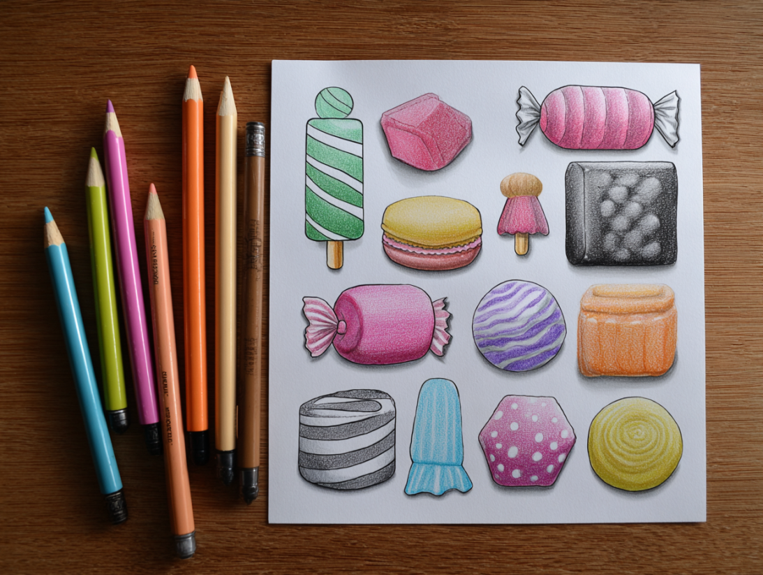 35 Printable Candy Coloring Pages for Kids to Enjoy