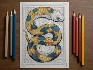 25 Printable Snake Coloring Pages for Kids