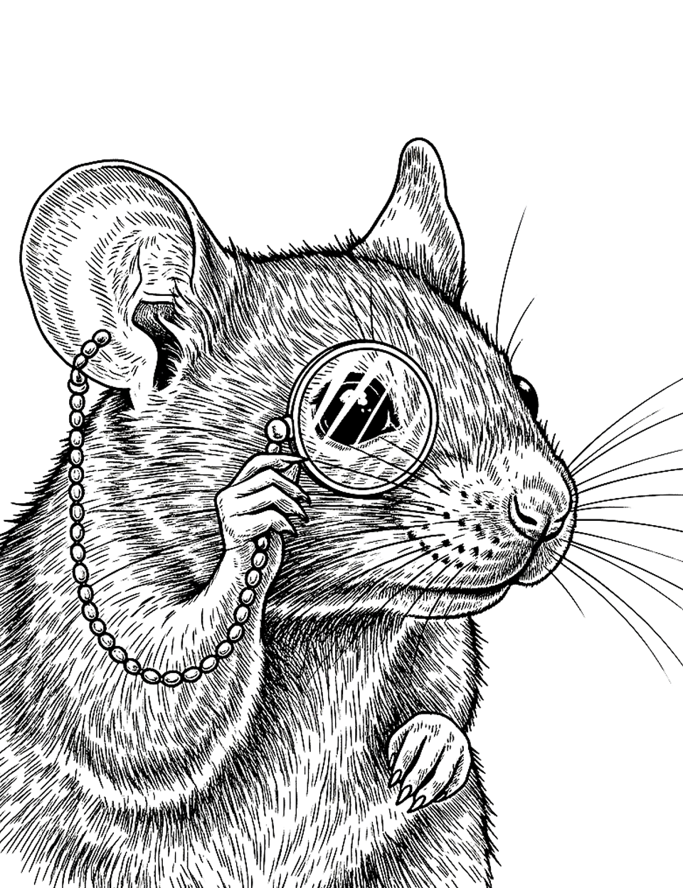 Mouse With Monocle