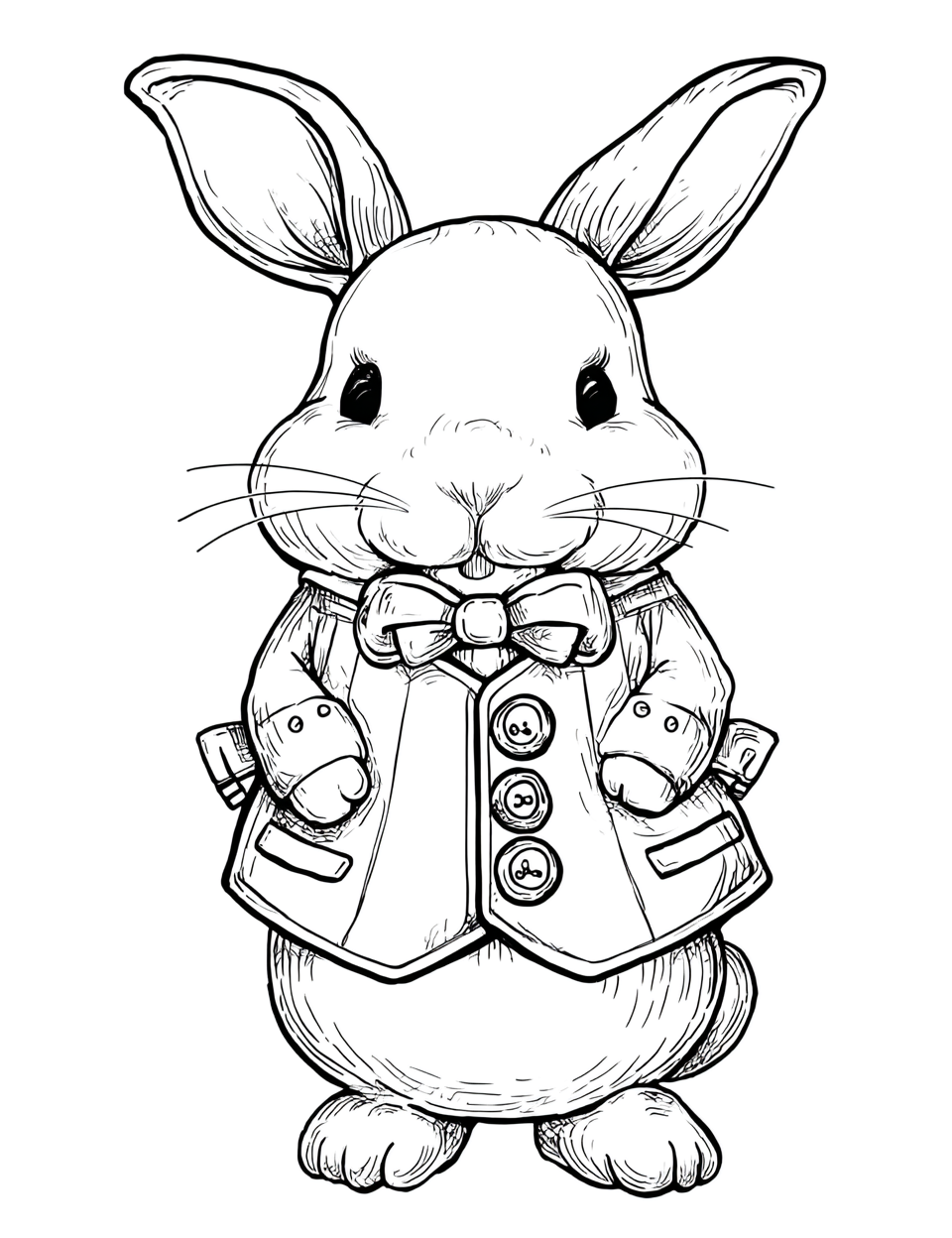 Rabbit In Vest