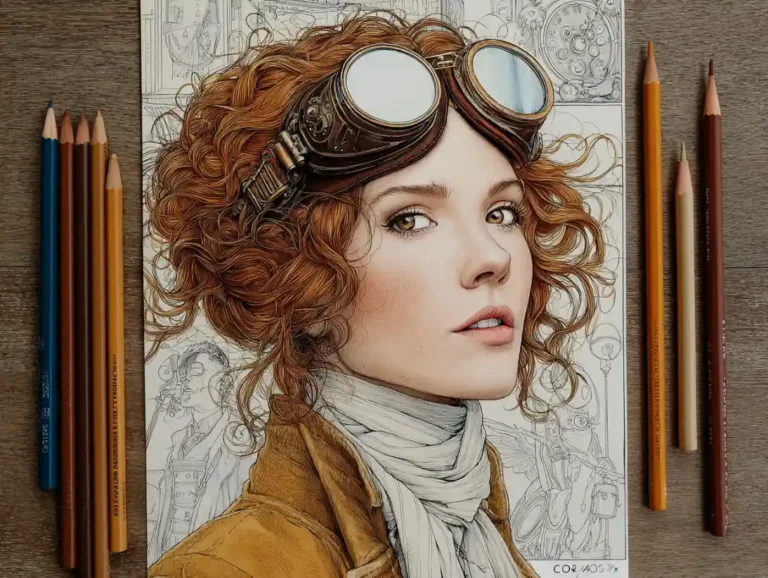 25 Printable Steampunk Coloring Pages for Kids